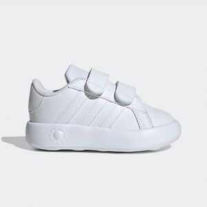 ADIDAS Bubble Comfy White Hook & Loop Court Shoes
